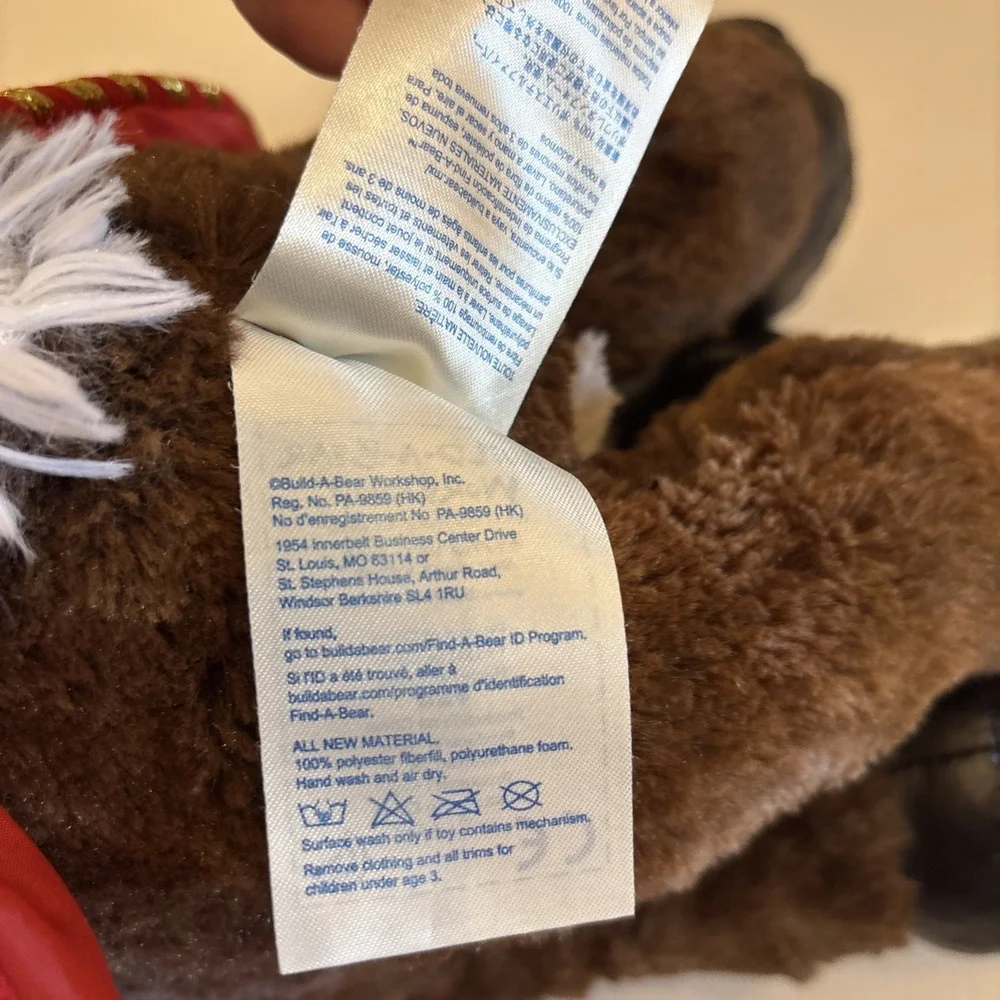 2014 Build A Bear Plush Dancer Team Santa Christmas Reindeer 16
